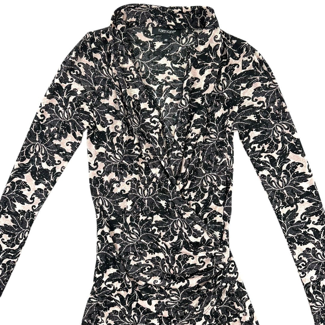 Karen Kane Damask Floral Pattern