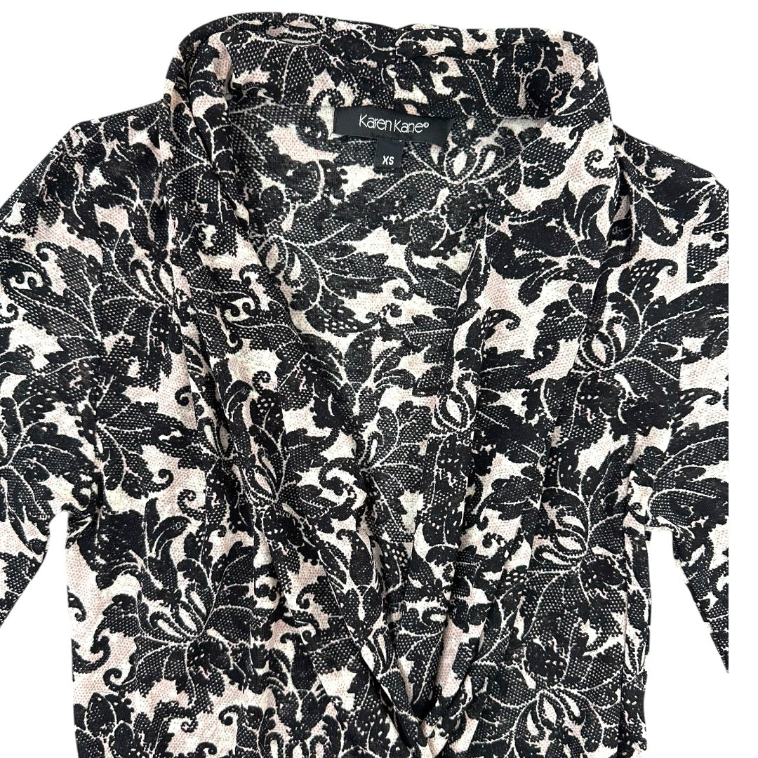 Karen Kane Damask Floral Pattern