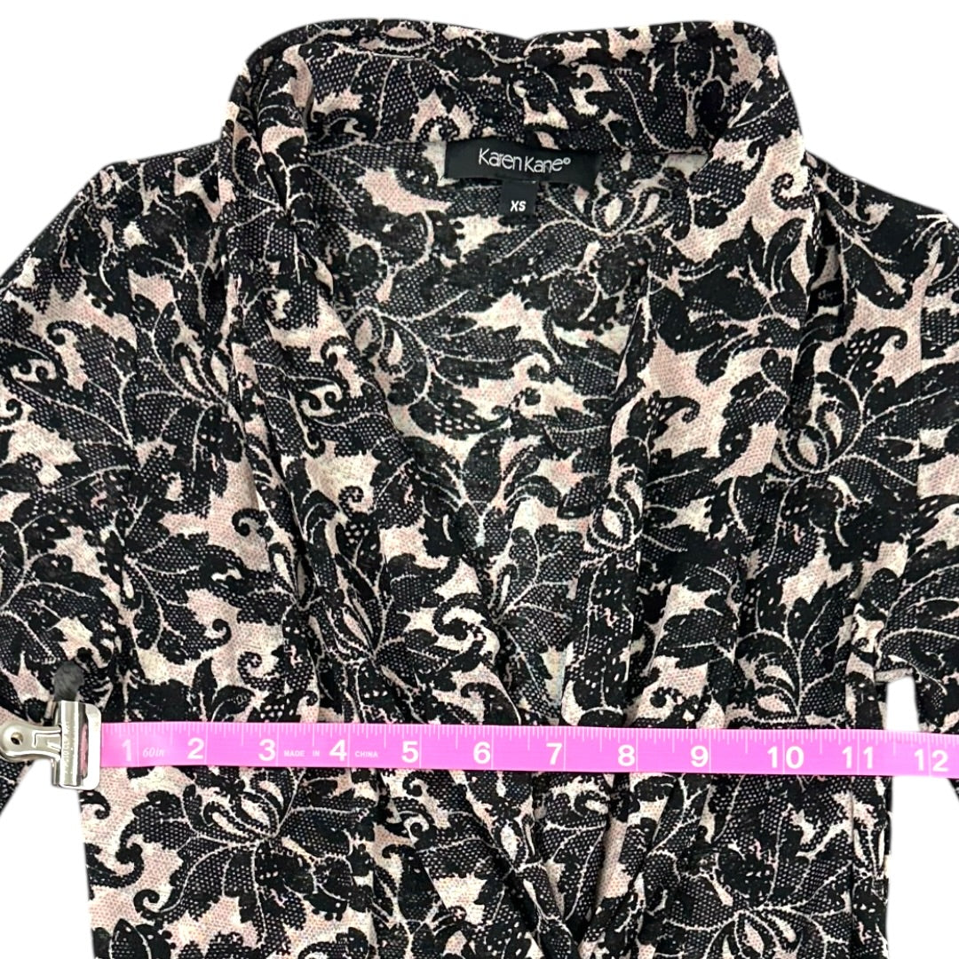 Karen Kane Damask Floral Pattern