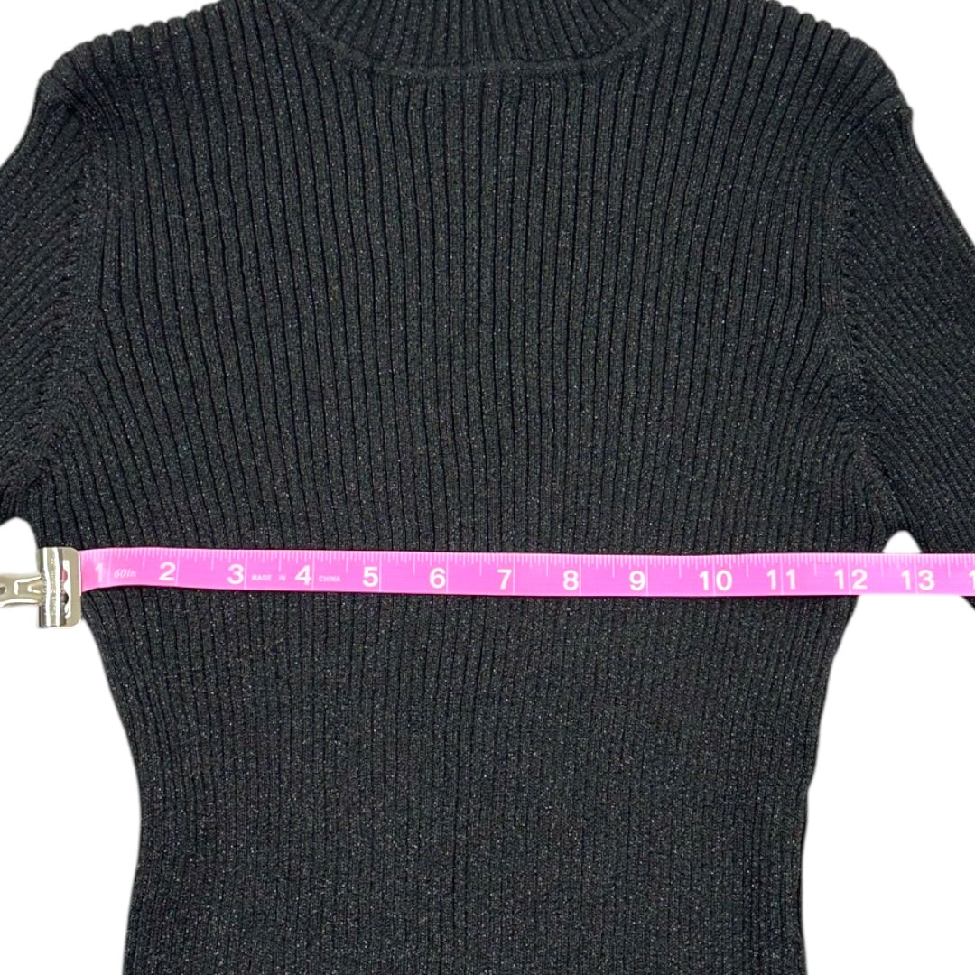 Joseph A. Shimmer Sparkle Glitter Turtleneck