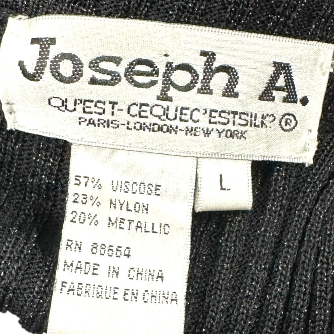 Joseph A. Shimmer Sparkle Glitter Turtleneck