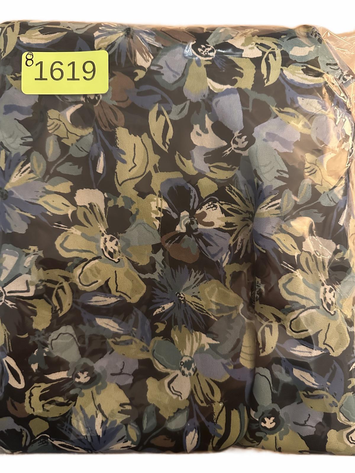 Christopher & Banks Vintage Inspired Floral Ruffle Hem Skirt