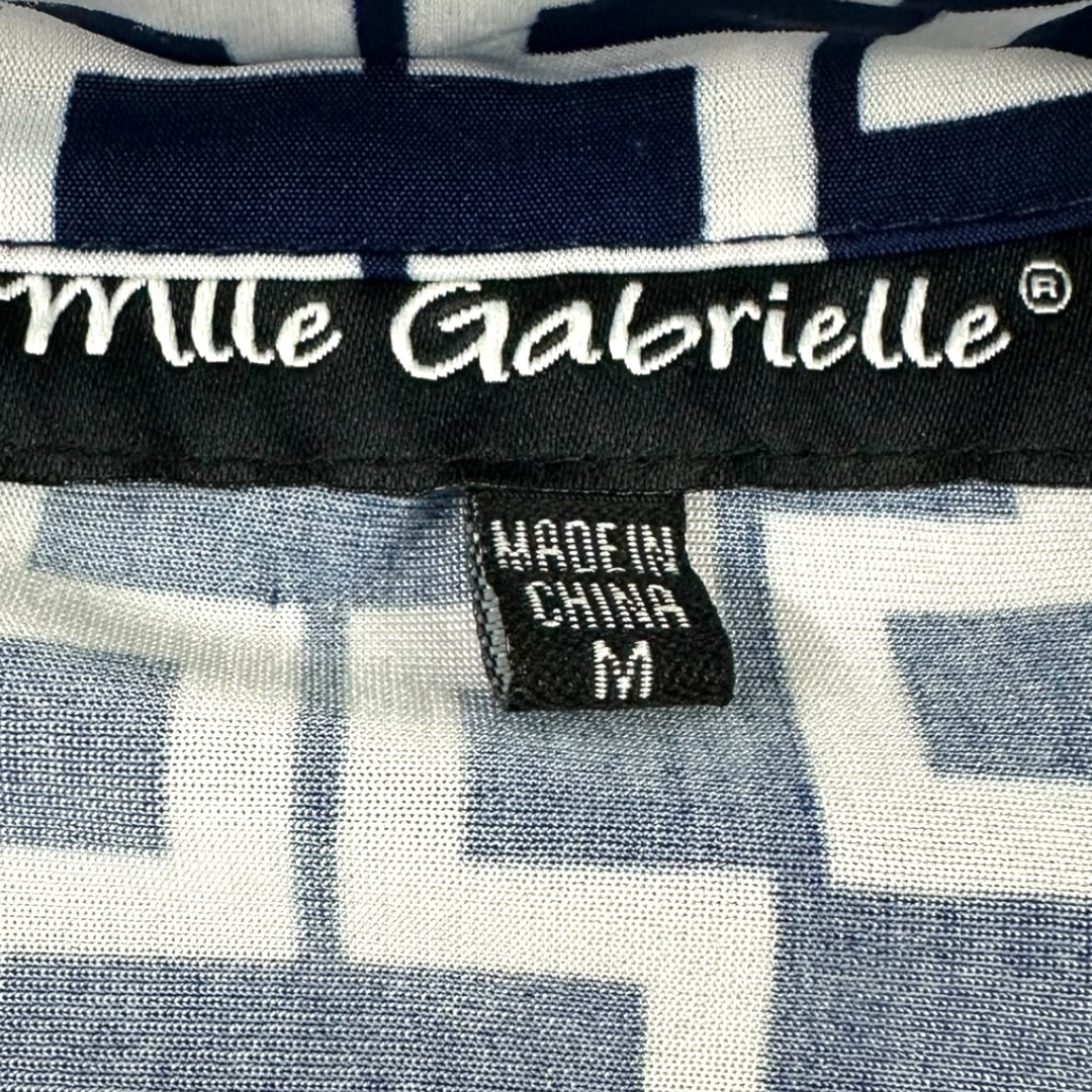 Mlle Gabrielle Geometric Print Short Sleeve Dress