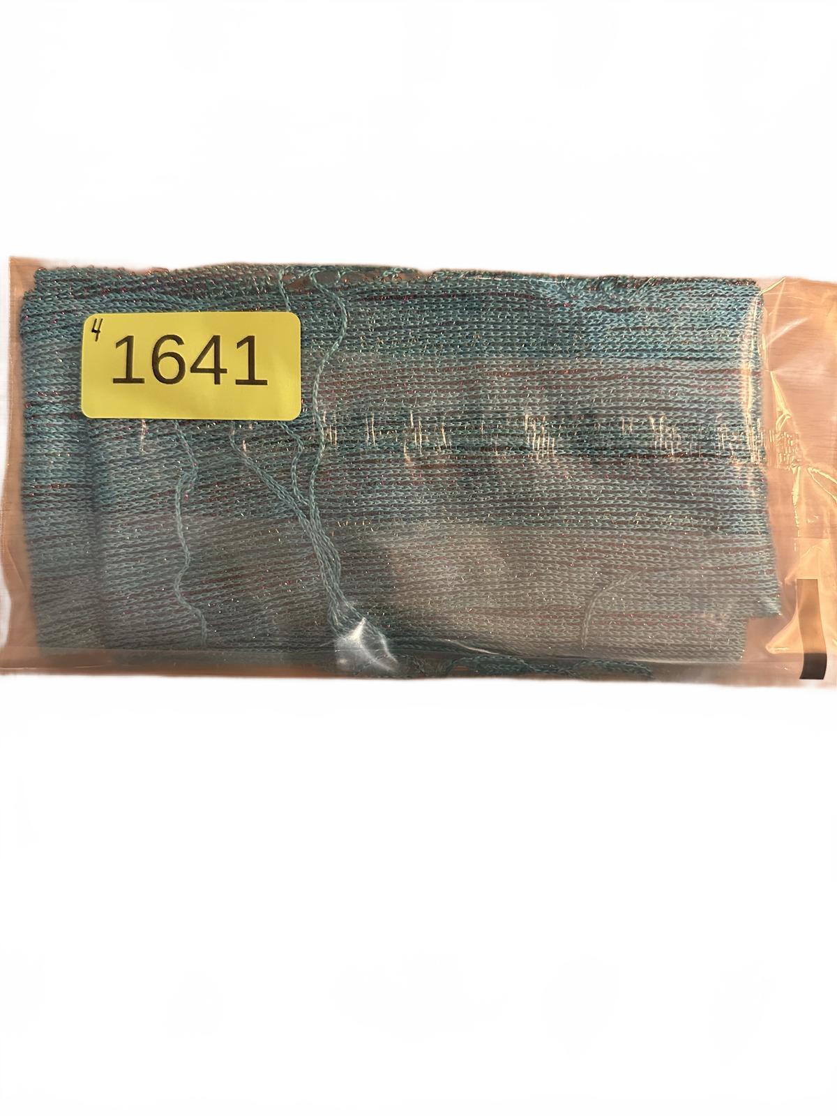 Vintage Sheer Blue Knit Scarf
