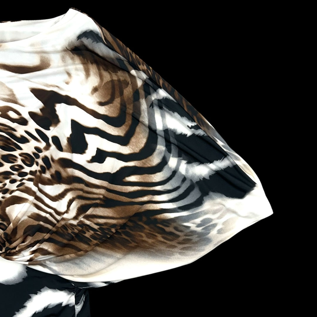 Y2K Joseph Ribkoff Animal Print Top