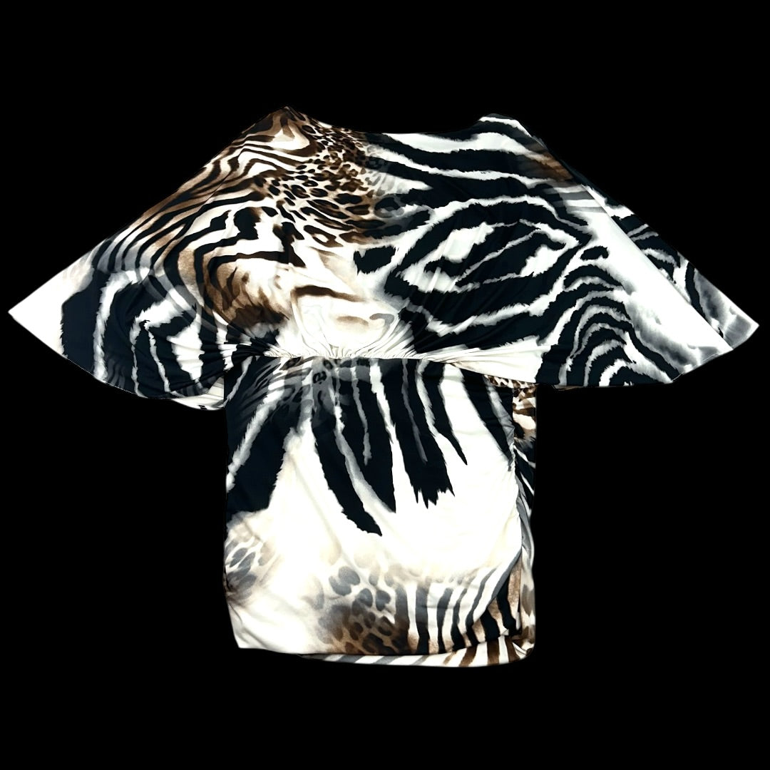 Y2K Joseph Ribkoff Animal Print Top