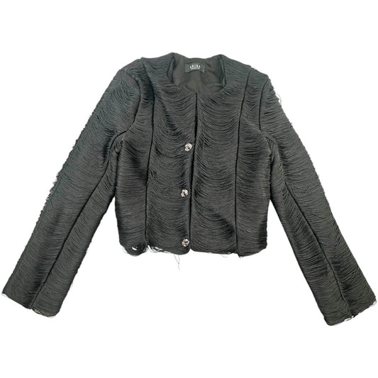 AKIRA String Along Fringe Detail Blazer