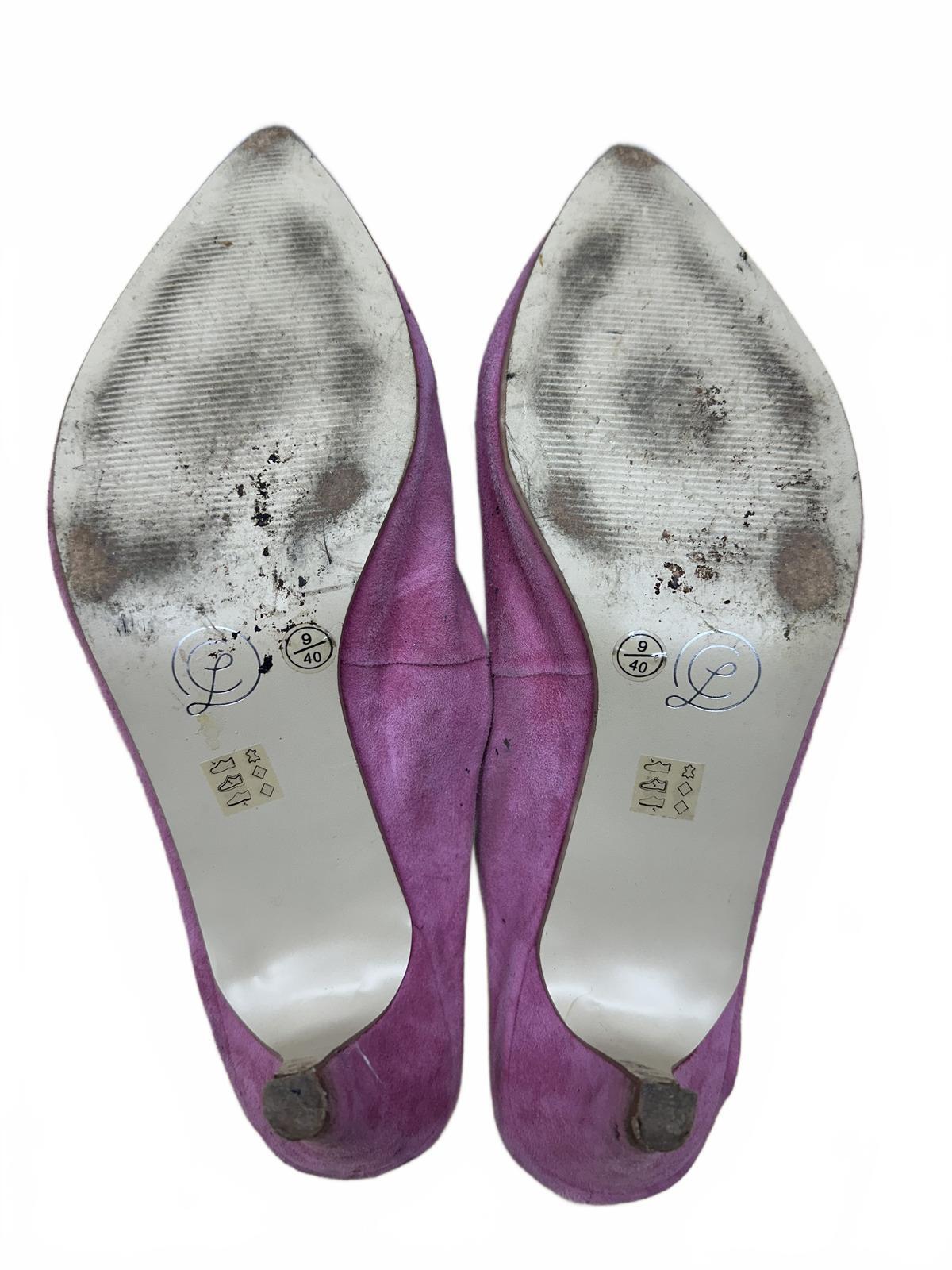 Chinese Laundry Pink Suede Kitten Heel Mules