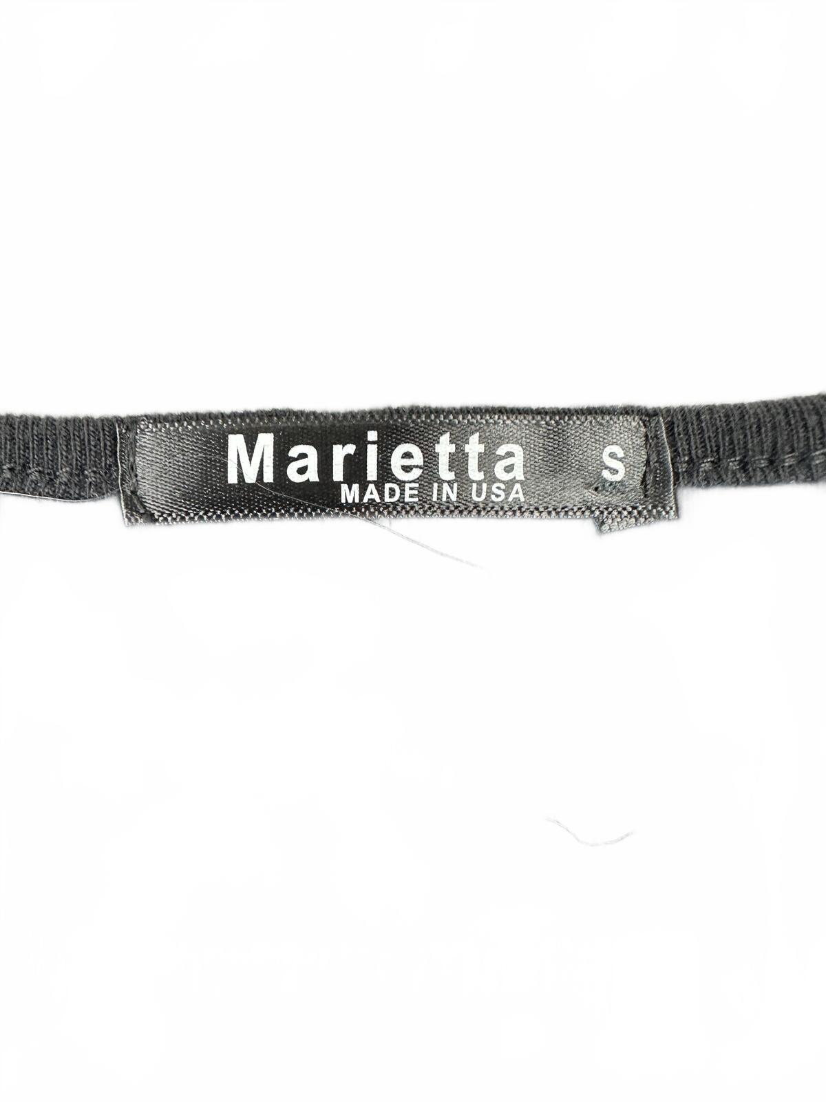 Marietta Artistic Profile Print V Neck Top Black Green Gold Y2K Bohemian