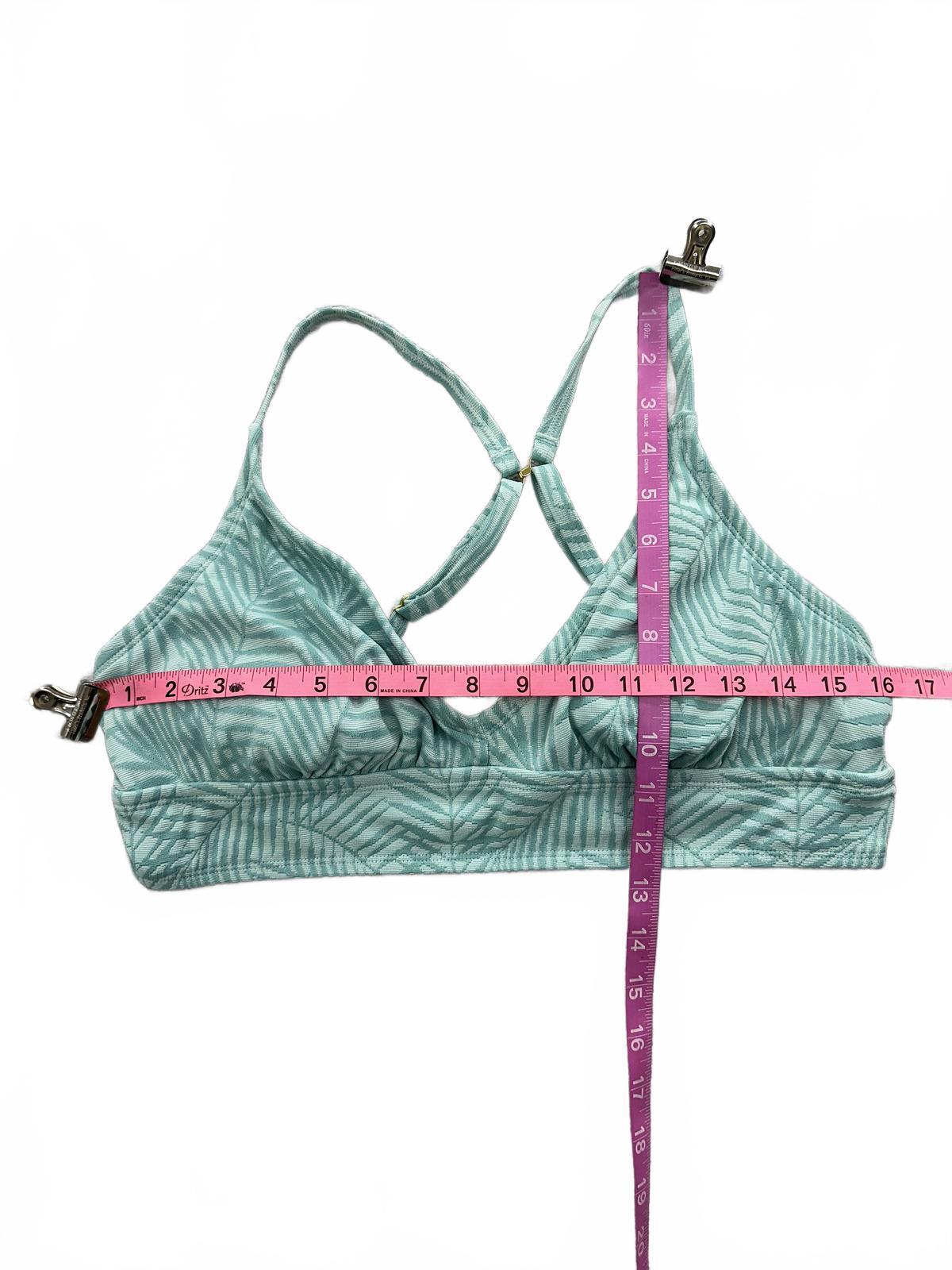 Freshwater Light Blue Palm Leaf Swimsuit