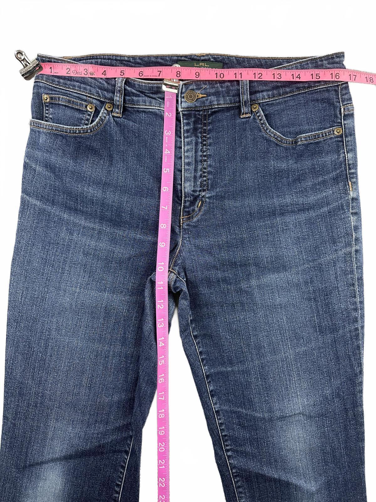 Lauren Jeans Co. Ralph Lauren Classic Straight Leg Blue Denim Jeans