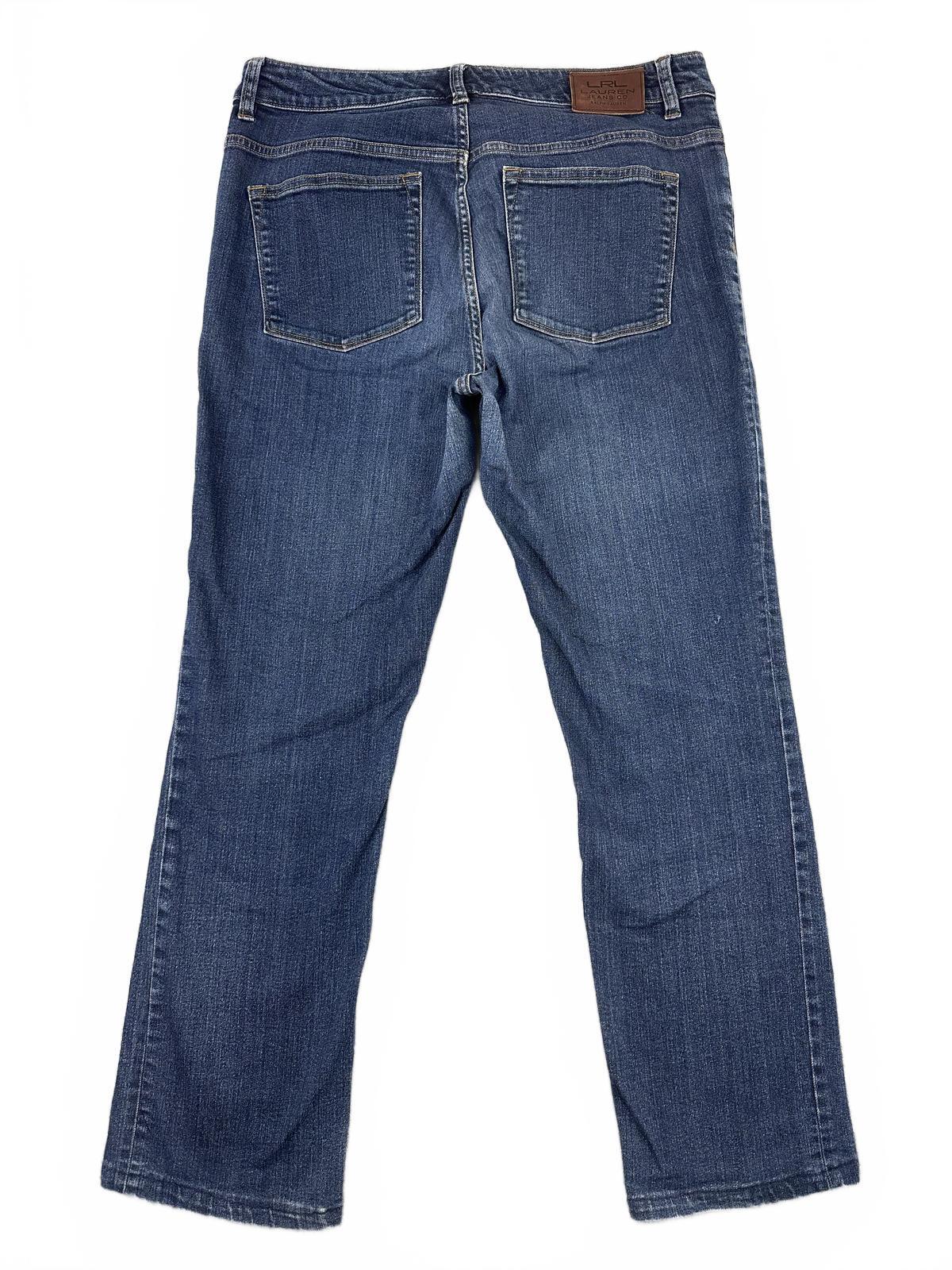 Lauren Jeans Co. Ralph Lauren Classic Straight Leg Blue Denim Jeans