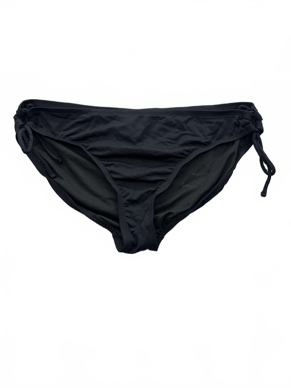 APT 9 Black Bikini Bottoms Adjustable Side Ties