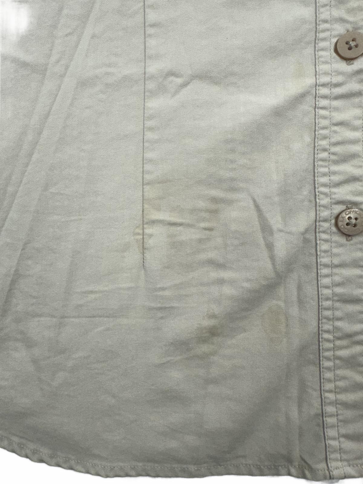 Ex Officio Adventure Button Up Shirt Beige Casual Travel Utility