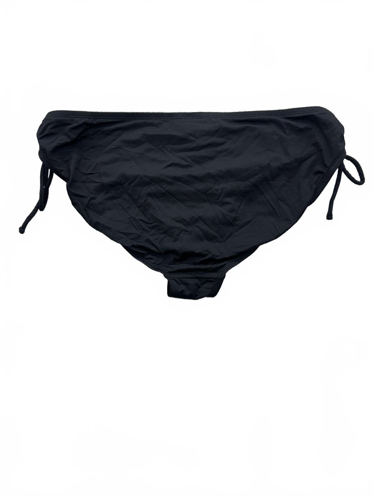 APT 9 Black Bikini Bottoms Adjustable Side Ties