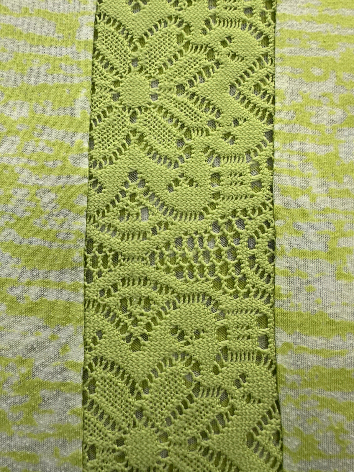 Vanity Green Boho Chic Lace Back Tank Top Vintage Inspired Summer