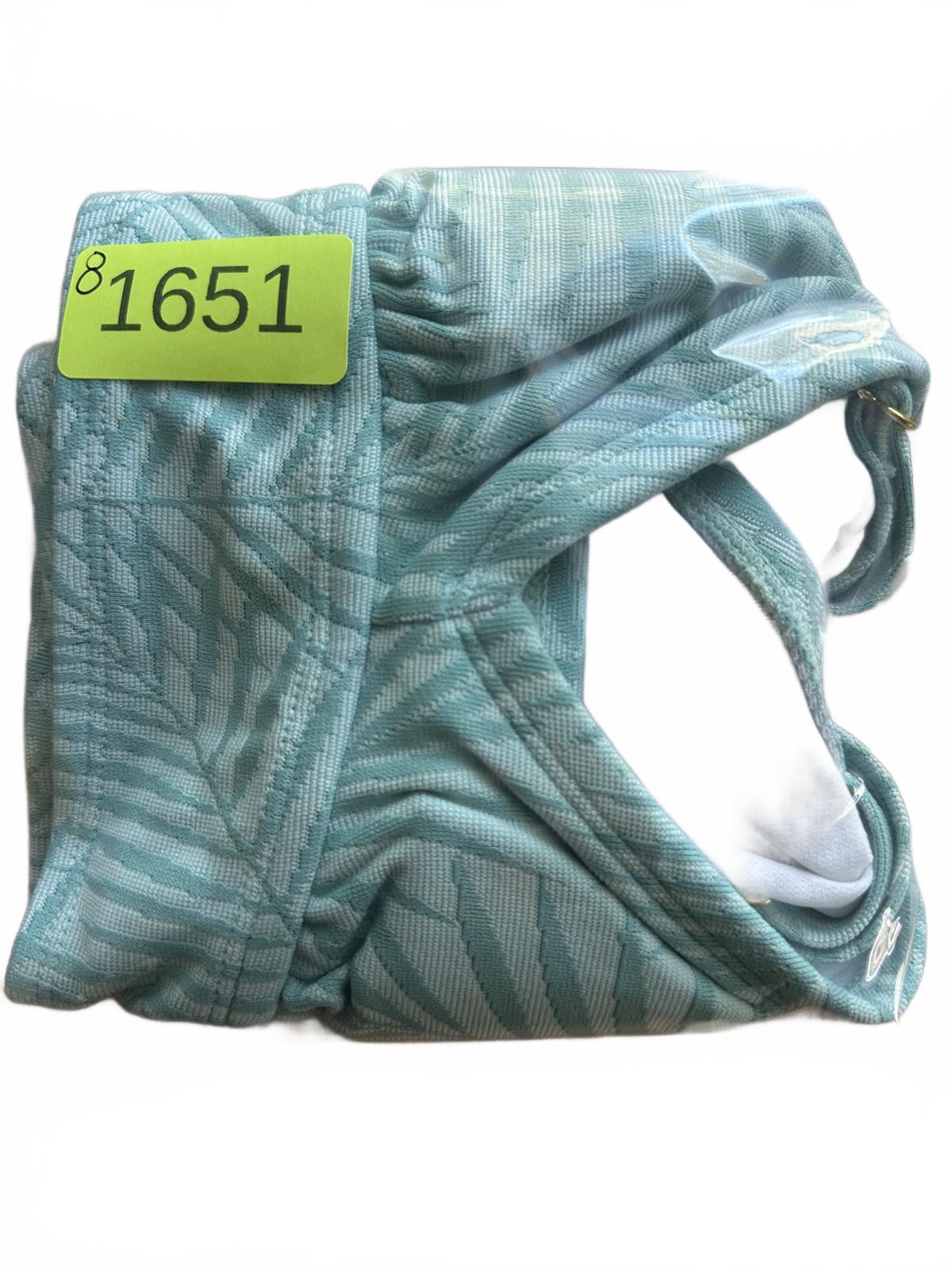 Freshwater Light Blue Palm Leaf Swimsuit