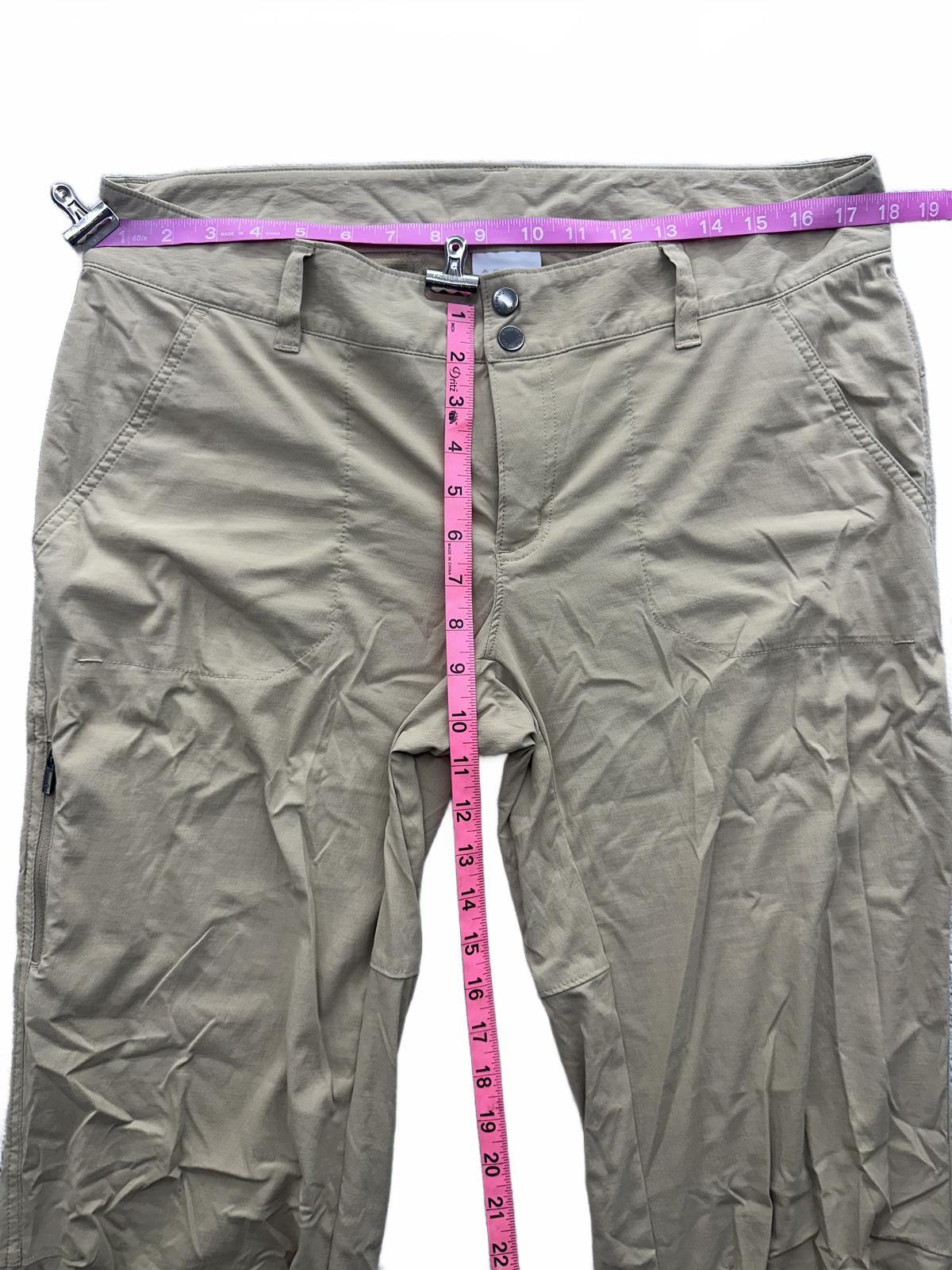 Columbia Sportswear Company Beige Outdoor Hiking Pants Straight Leg