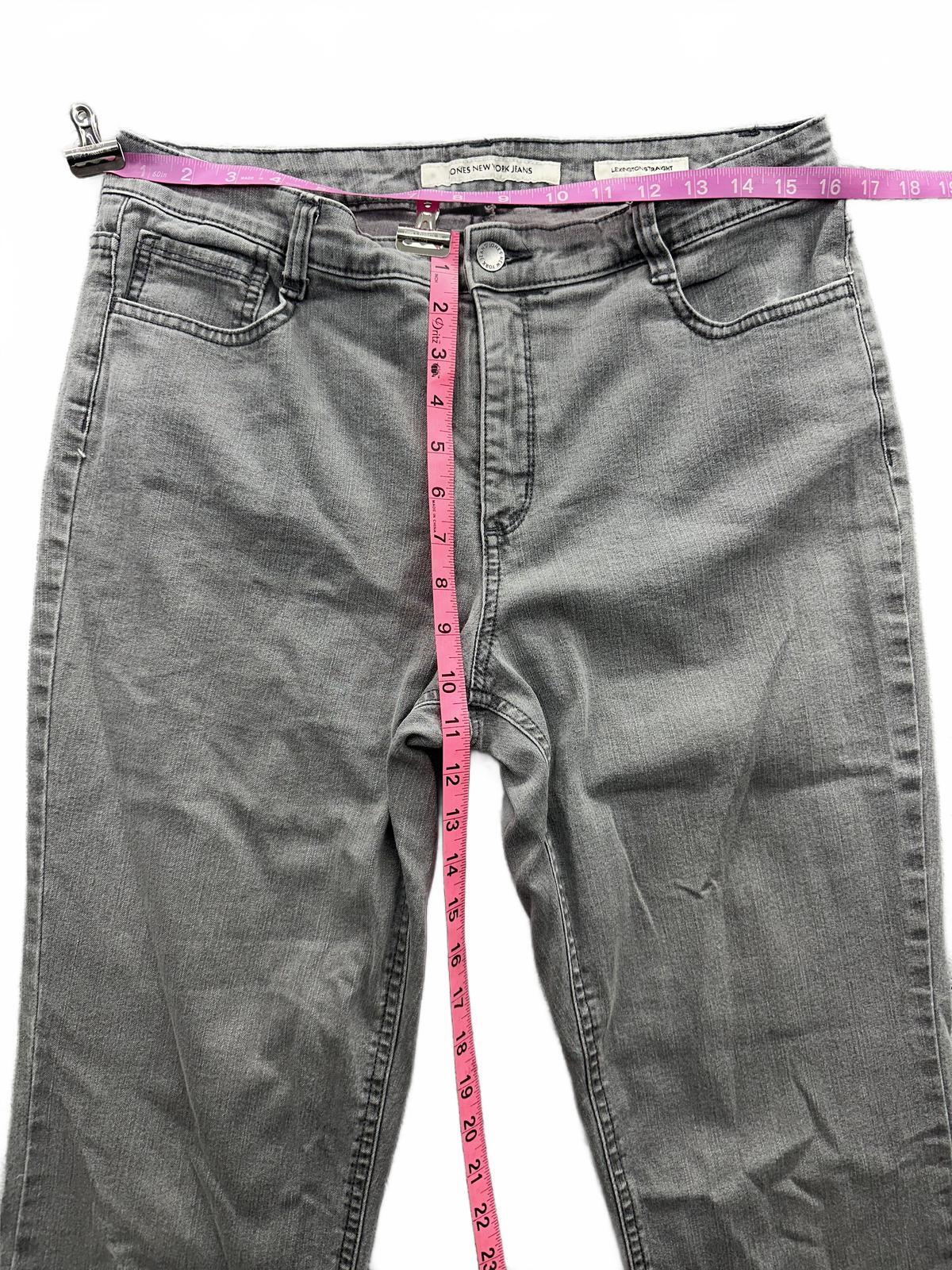 Ones New York Jeans Lexington Straight Gray Denim Straight Leg Jeans