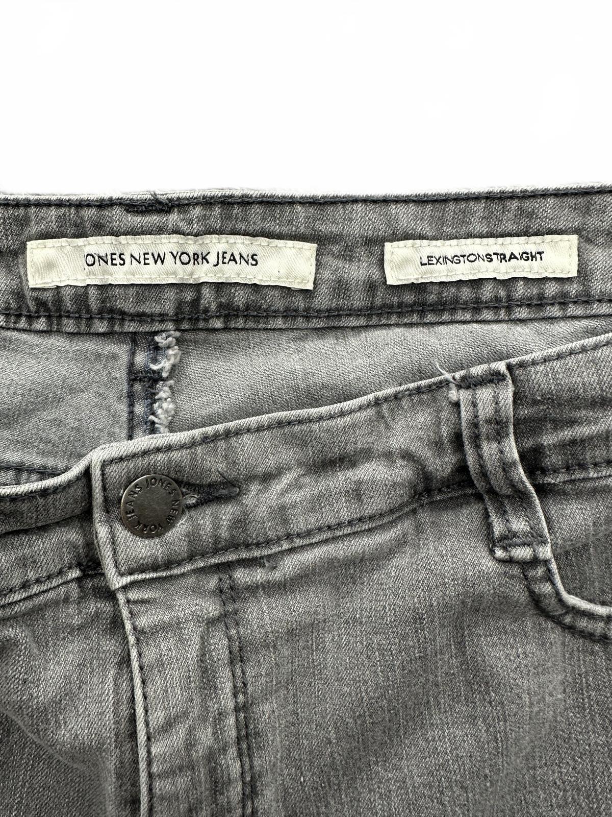 Ones New York Jeans Lexington Straight Gray Denim Straight Leg Jeans