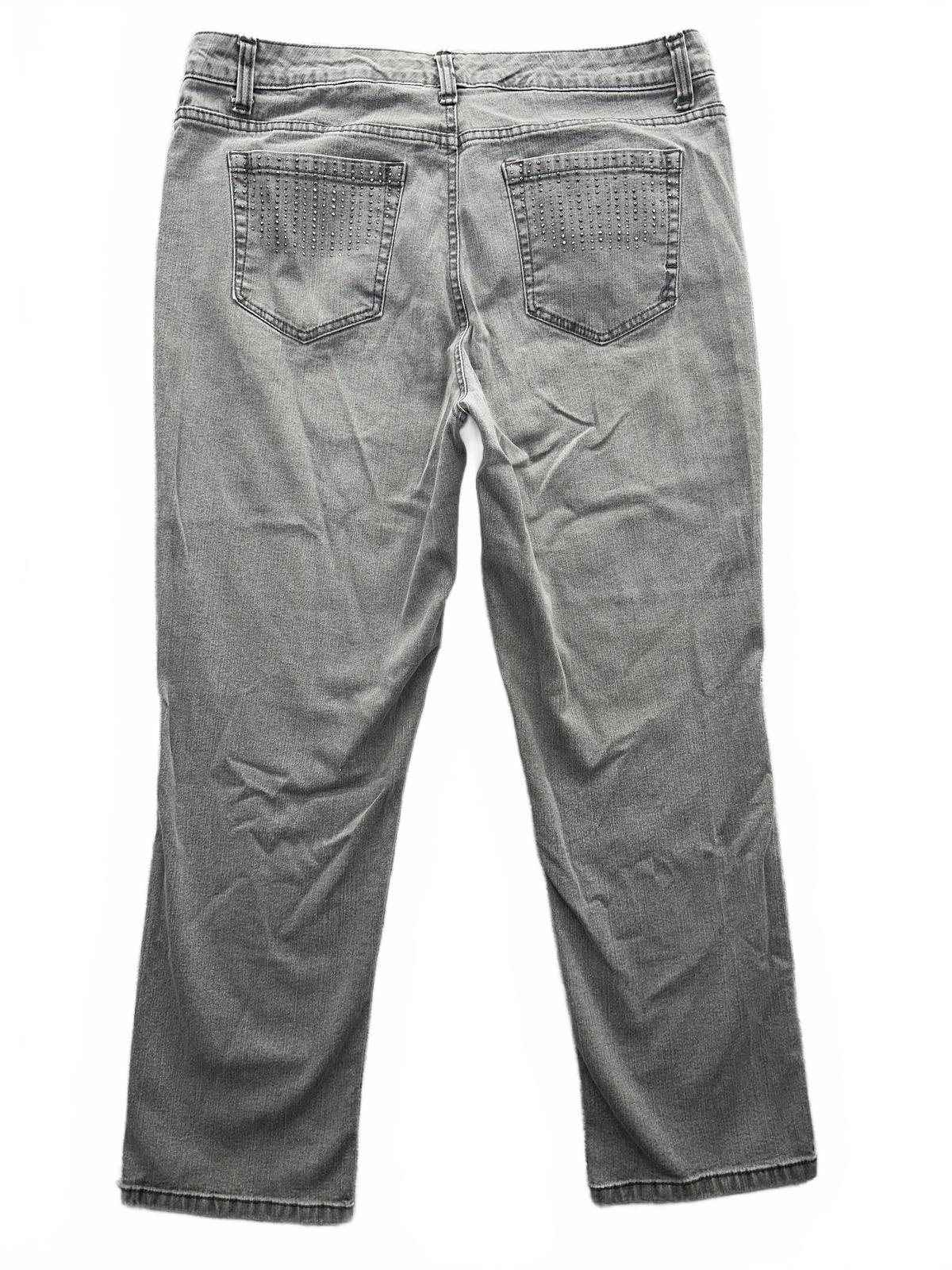 Ones New York Jeans Lexington Straight Gray Denim Straight Leg Jeans