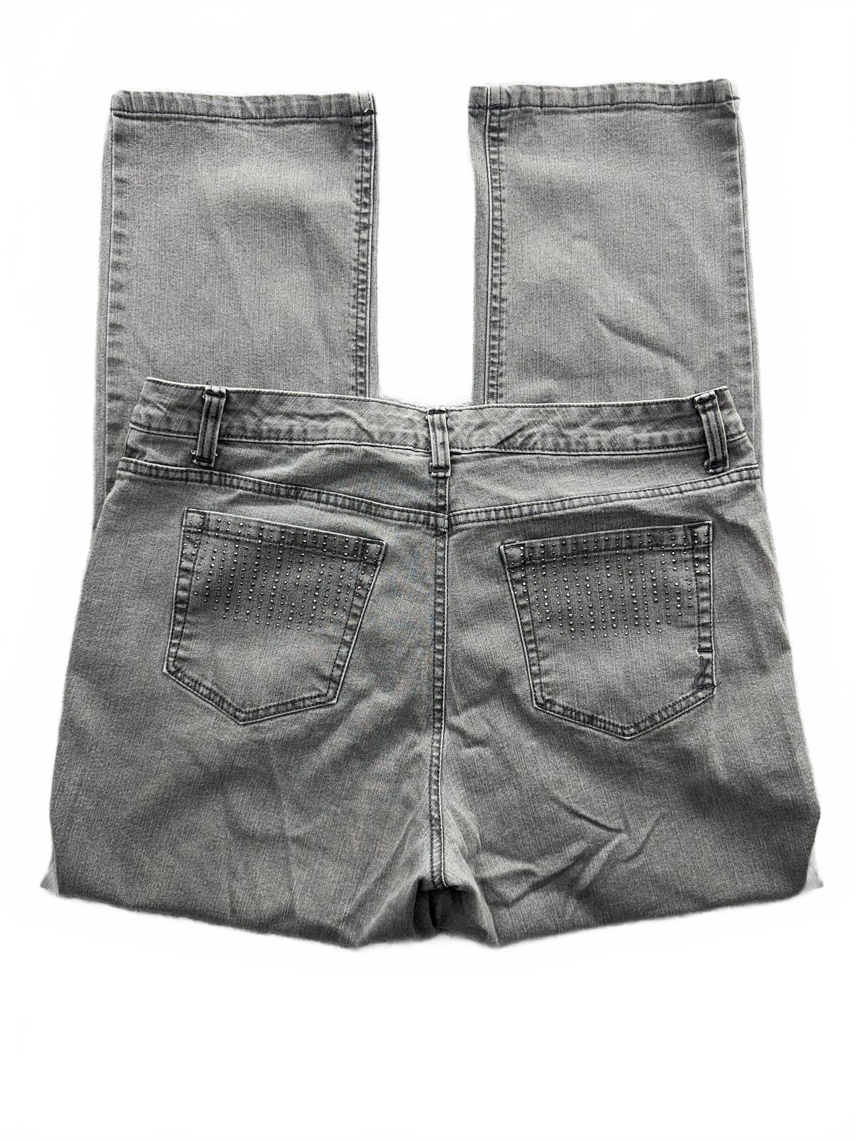 Ones New York Jeans Lexington Straight Gray Denim Straight Leg Jeans