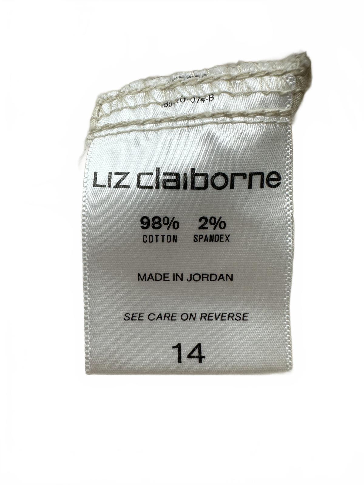Liz Claiborne Classic Beige Cargo Pants Straight Leg