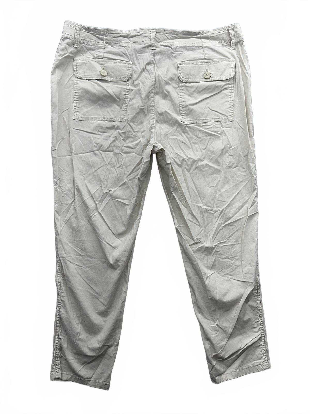 Liz Claiborne Classic Beige Cargo Pants Straight Leg