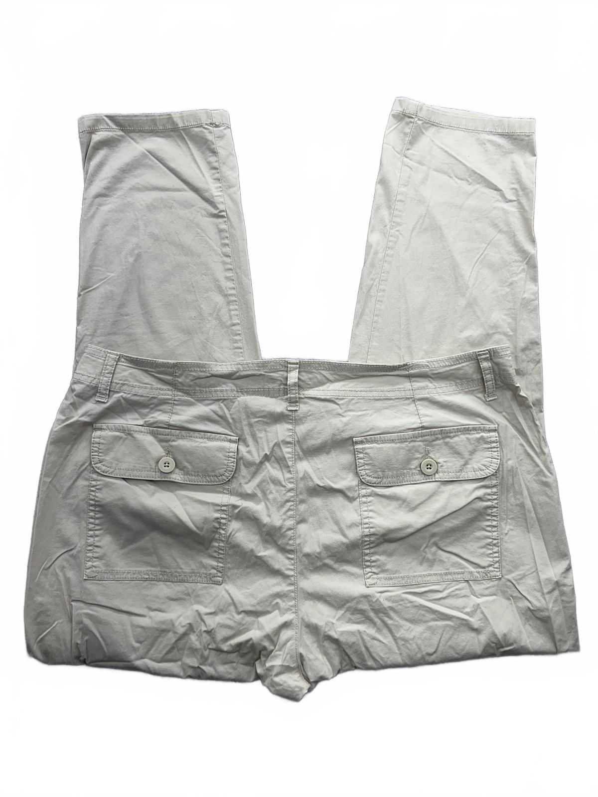 Liz Claiborne Classic Beige Cargo Pants Straight Leg