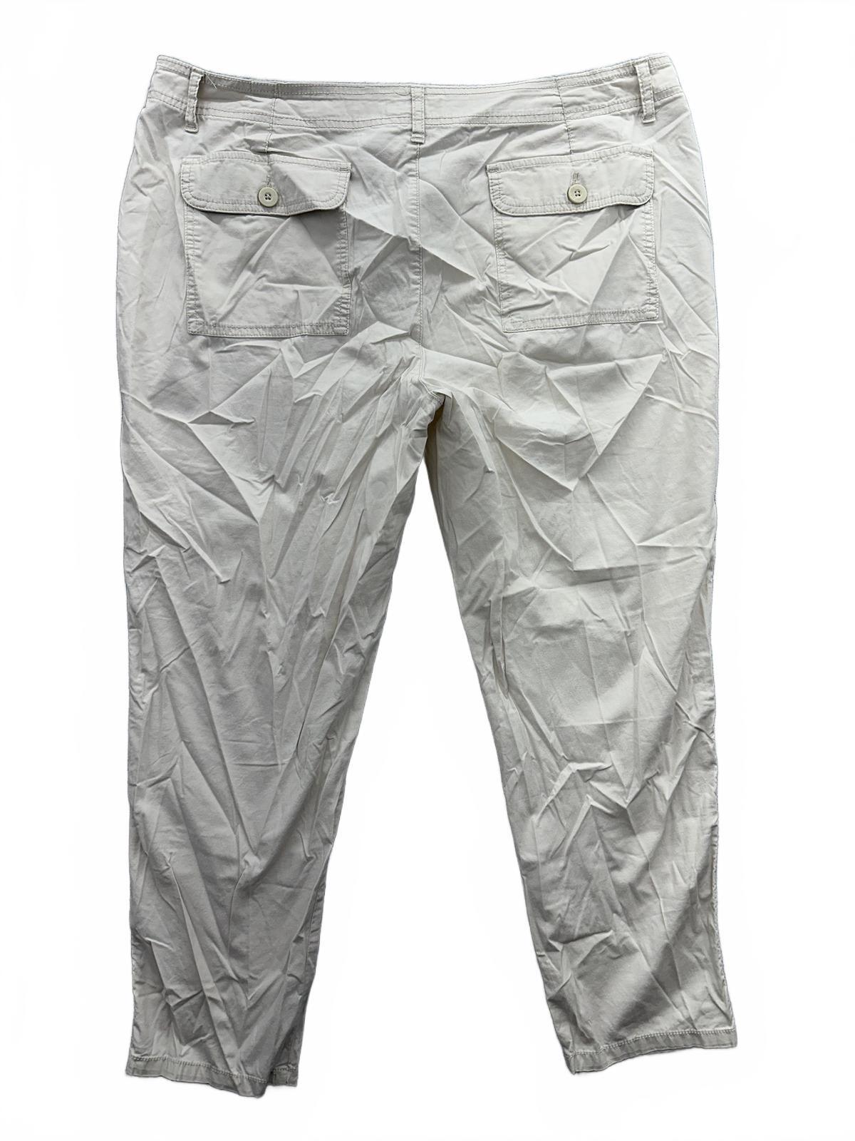 Liz Claiborne Classic White Cargo Pants
