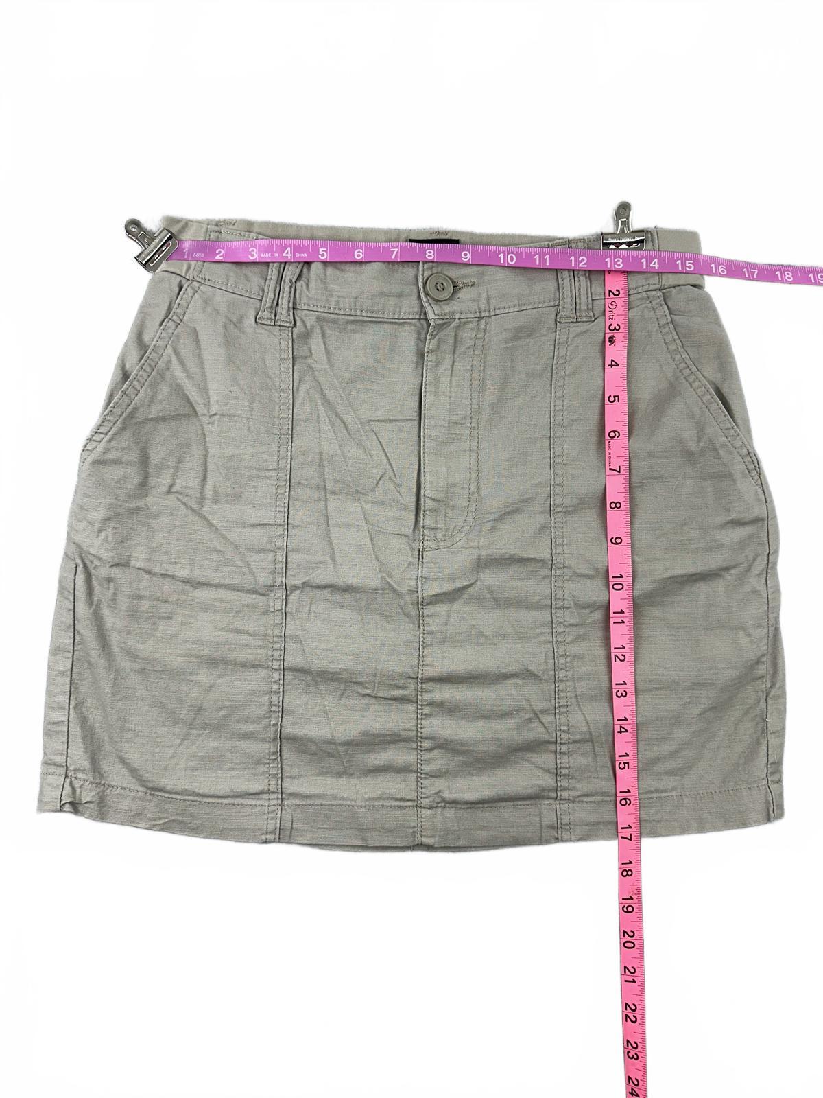 Lee Beige Mini Skort with Built In Shorts Casual Utility