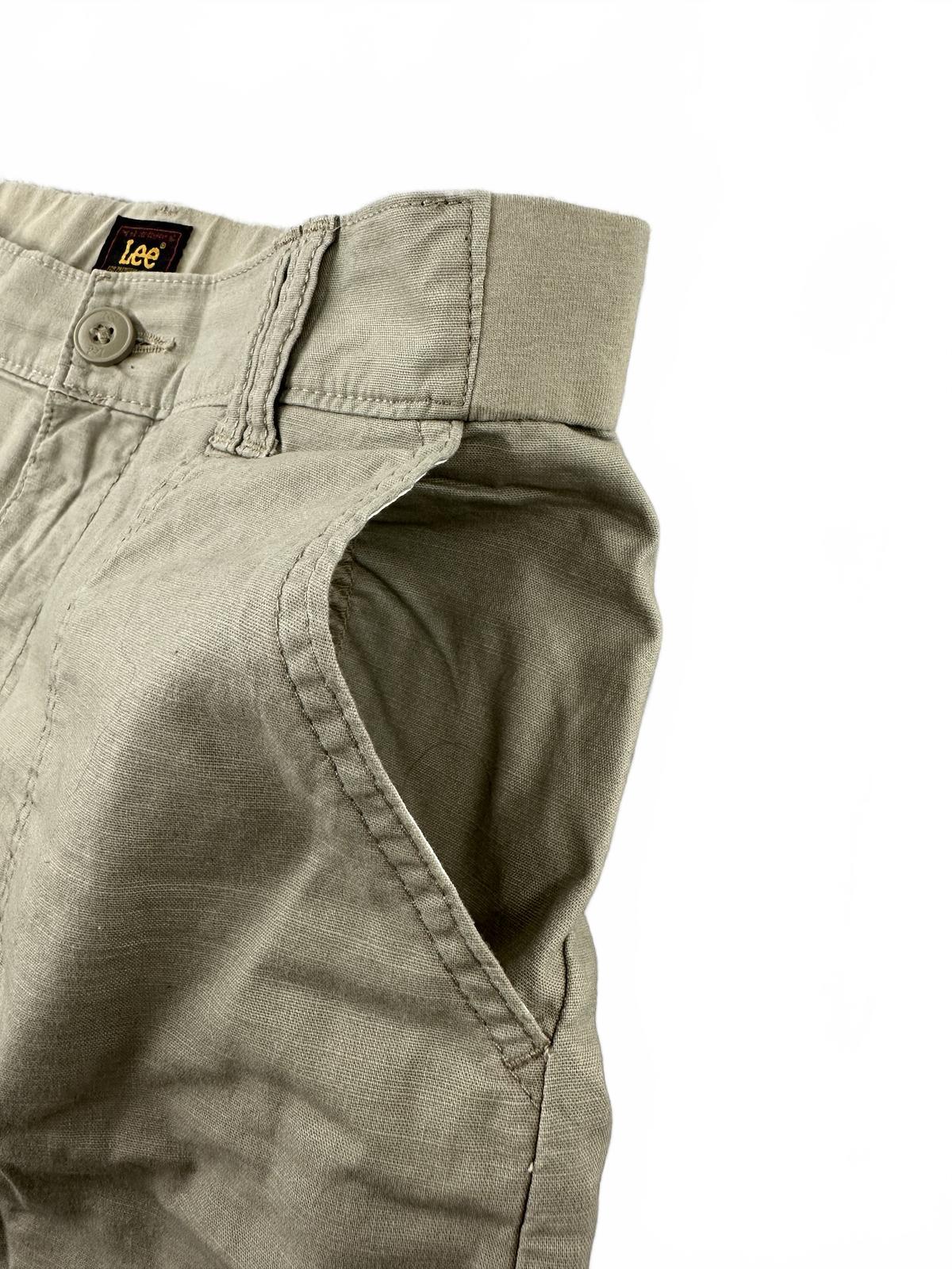 Lee Beige Mini Skort with Built In Shorts Casual Utility