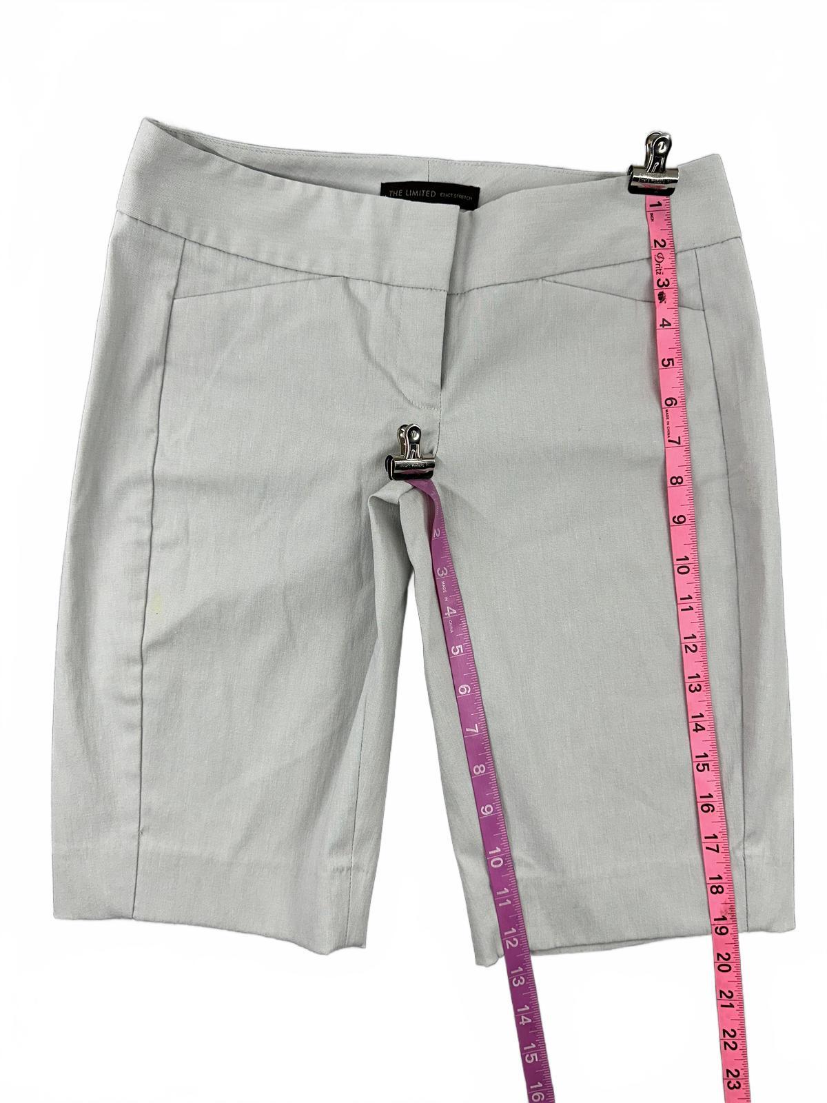 The Limited Gray Bermuda Shorts Tailored Stretch Casual Summer Preppy