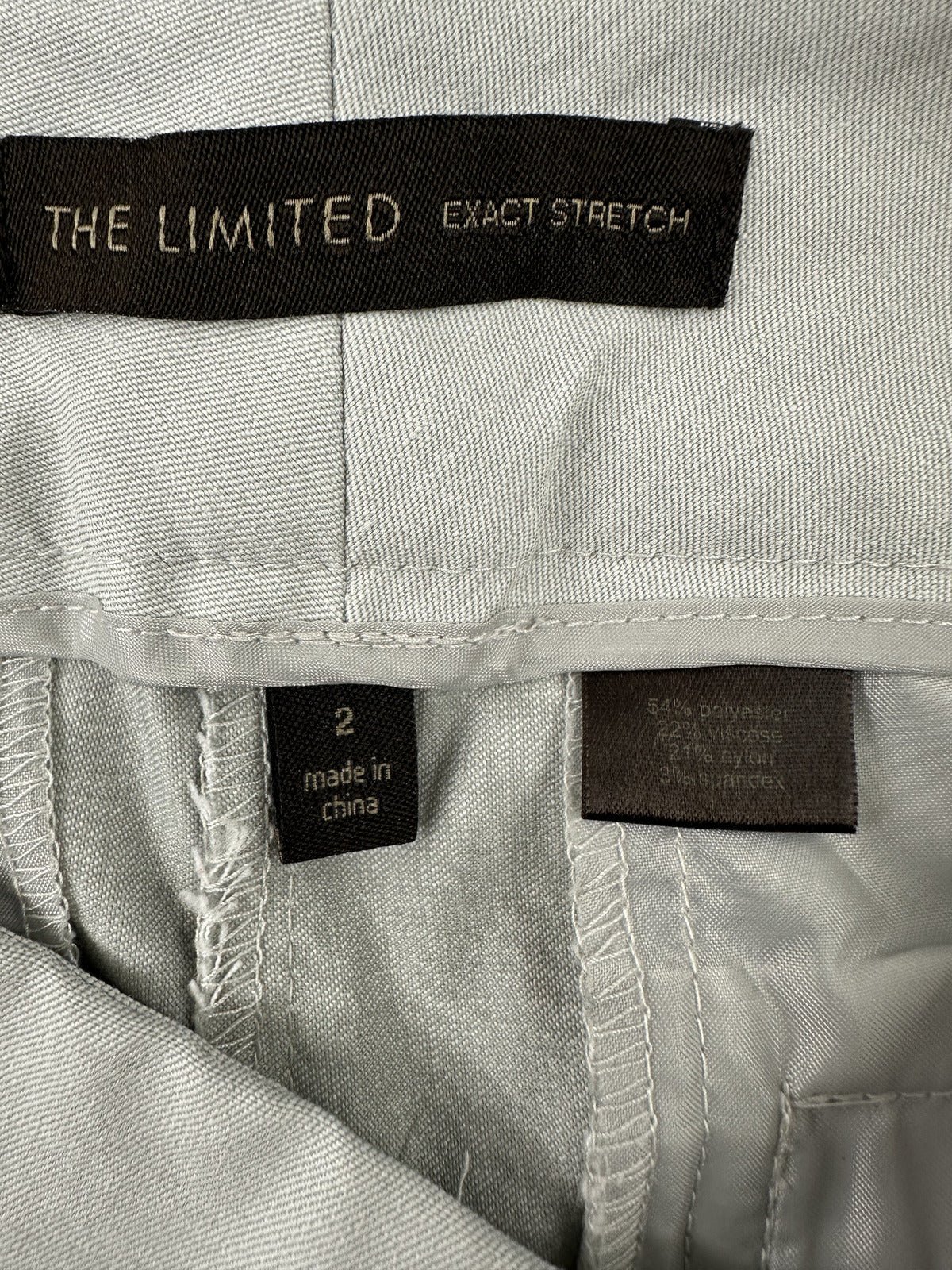 The Limited Gray Bermuda Shorts Tailored Stretch Casual Summer Preppy