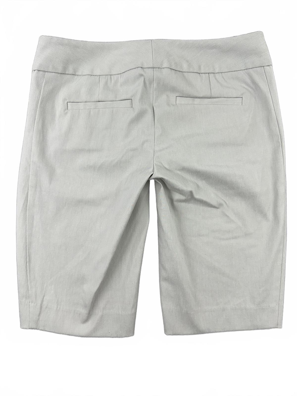 The Limited Gray Bermuda Shorts Tailored Stretch Casual Summer Preppy
