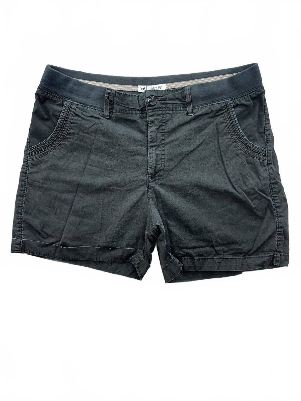 Lee Easy Fit Black Shorts Classic Casual Streetwear Comfort