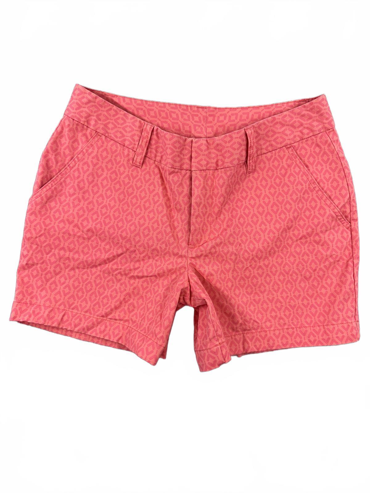Le Tigre Pink Patterned Casual Sporty Women's Shorts