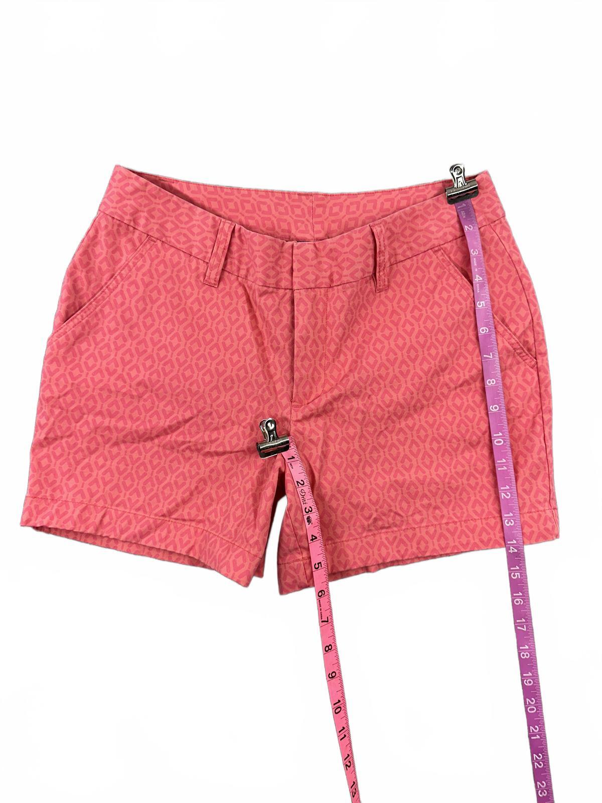 Le Tigre Pink Patterned Casual Sporty Women's Shorts