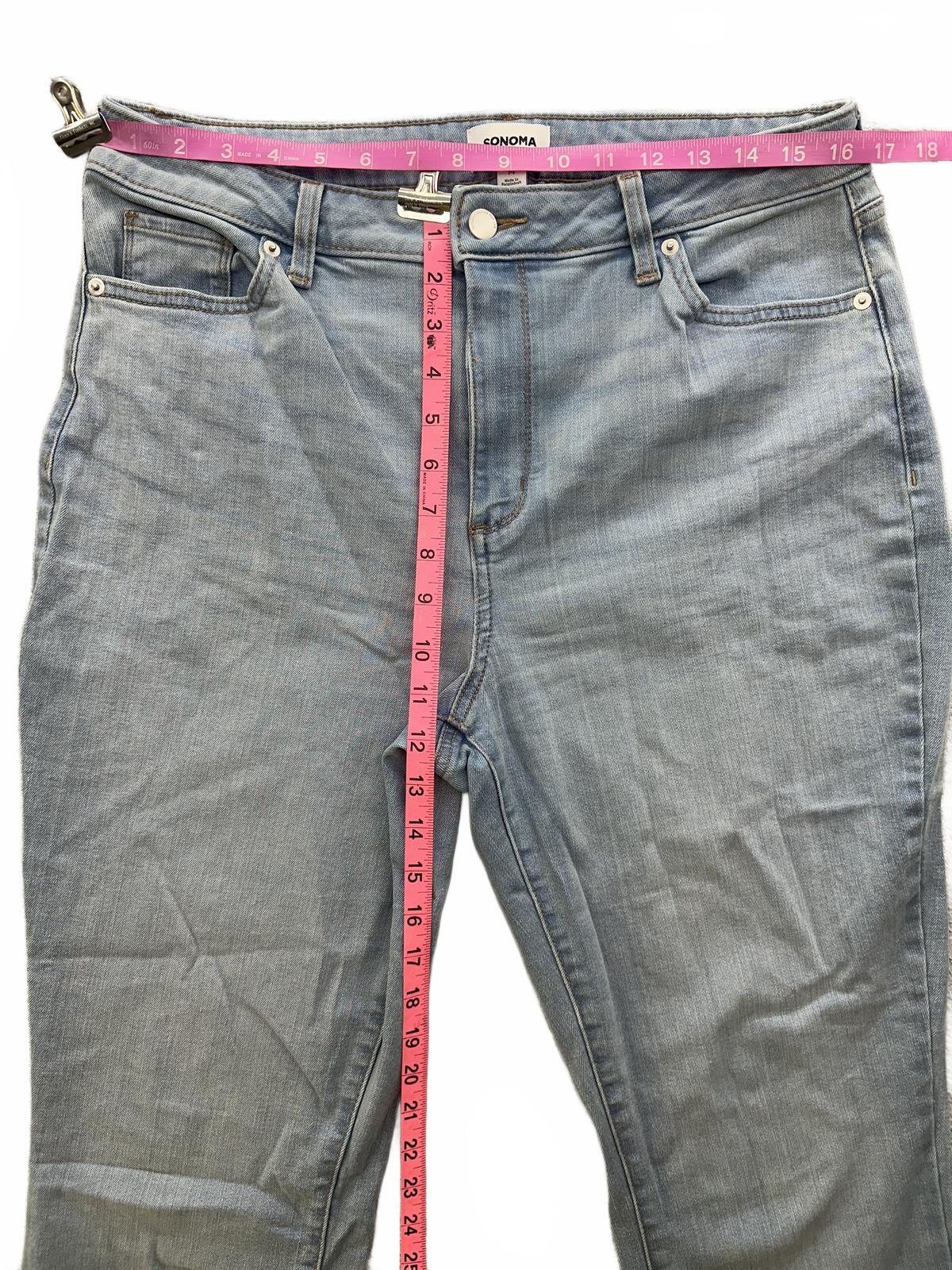 Sonoma Light Wash Bootcut Jeans Vintage Style Denim