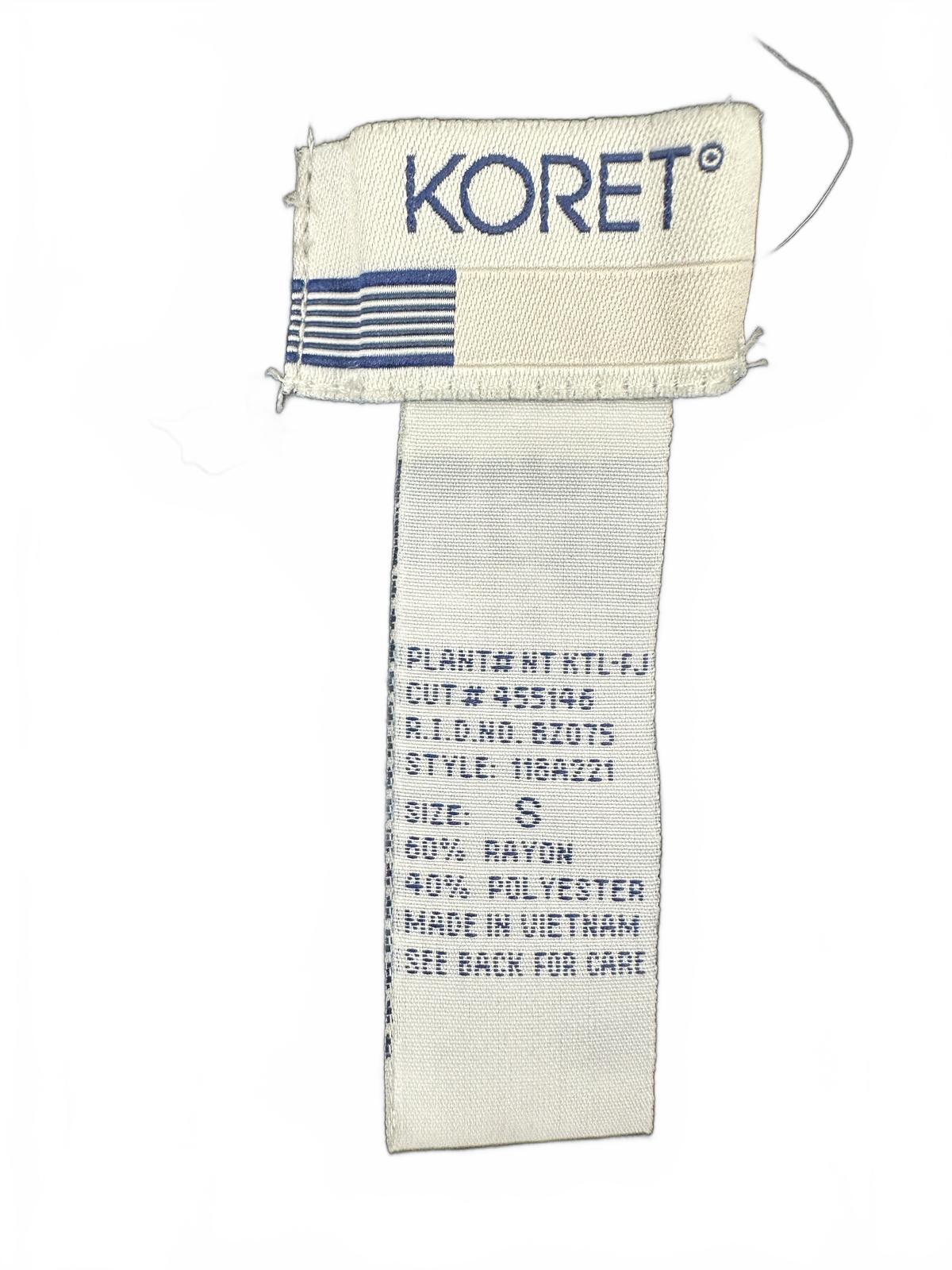 Koret Black Cropped Pinstripe Pants with Embroidered Hem