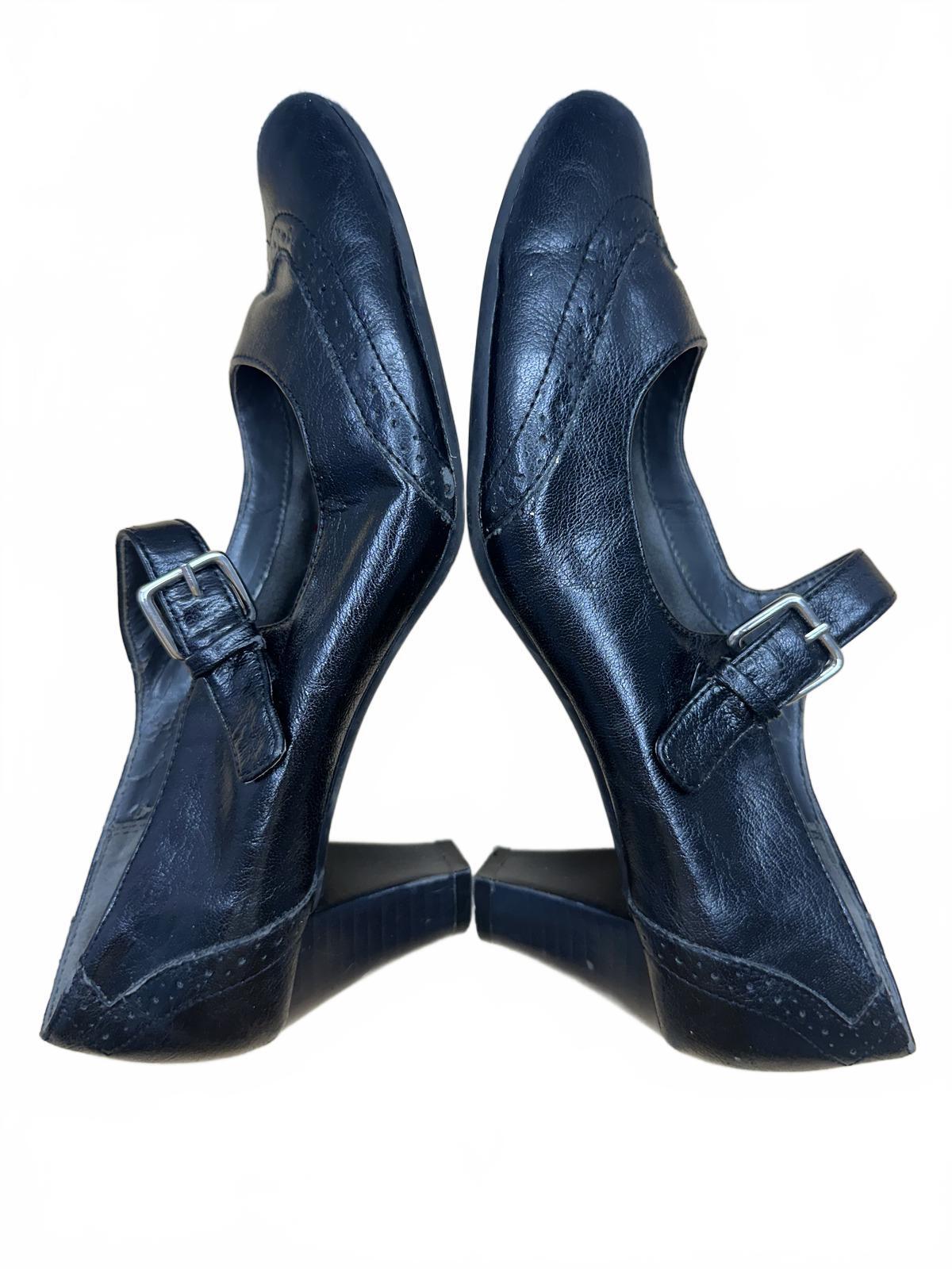 Aerosoles Black Mary Jane Heels Vintage Style Pumps
