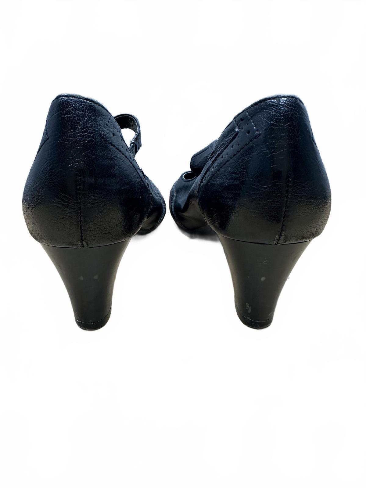 Aerosoles Black Mary Jane Heels Vintage Style Pumps