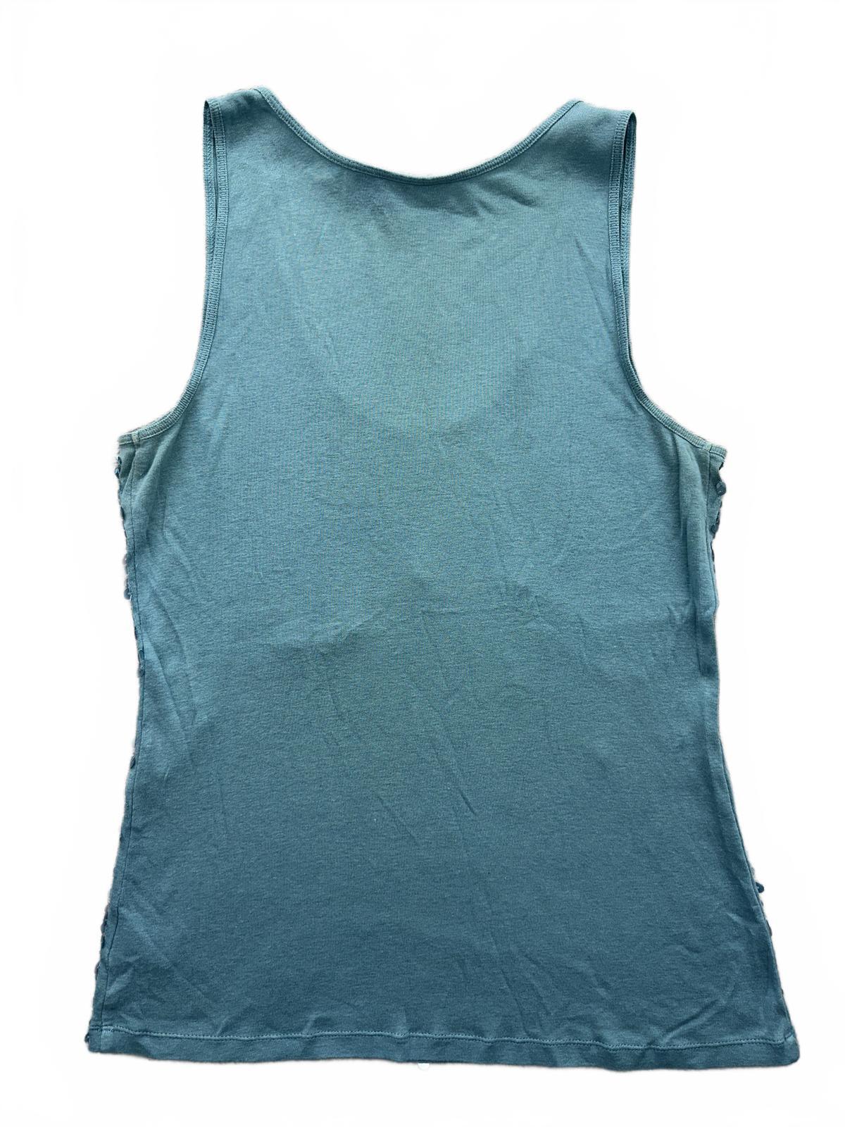 Apt. 9 Light Blue Sequin Tank Top