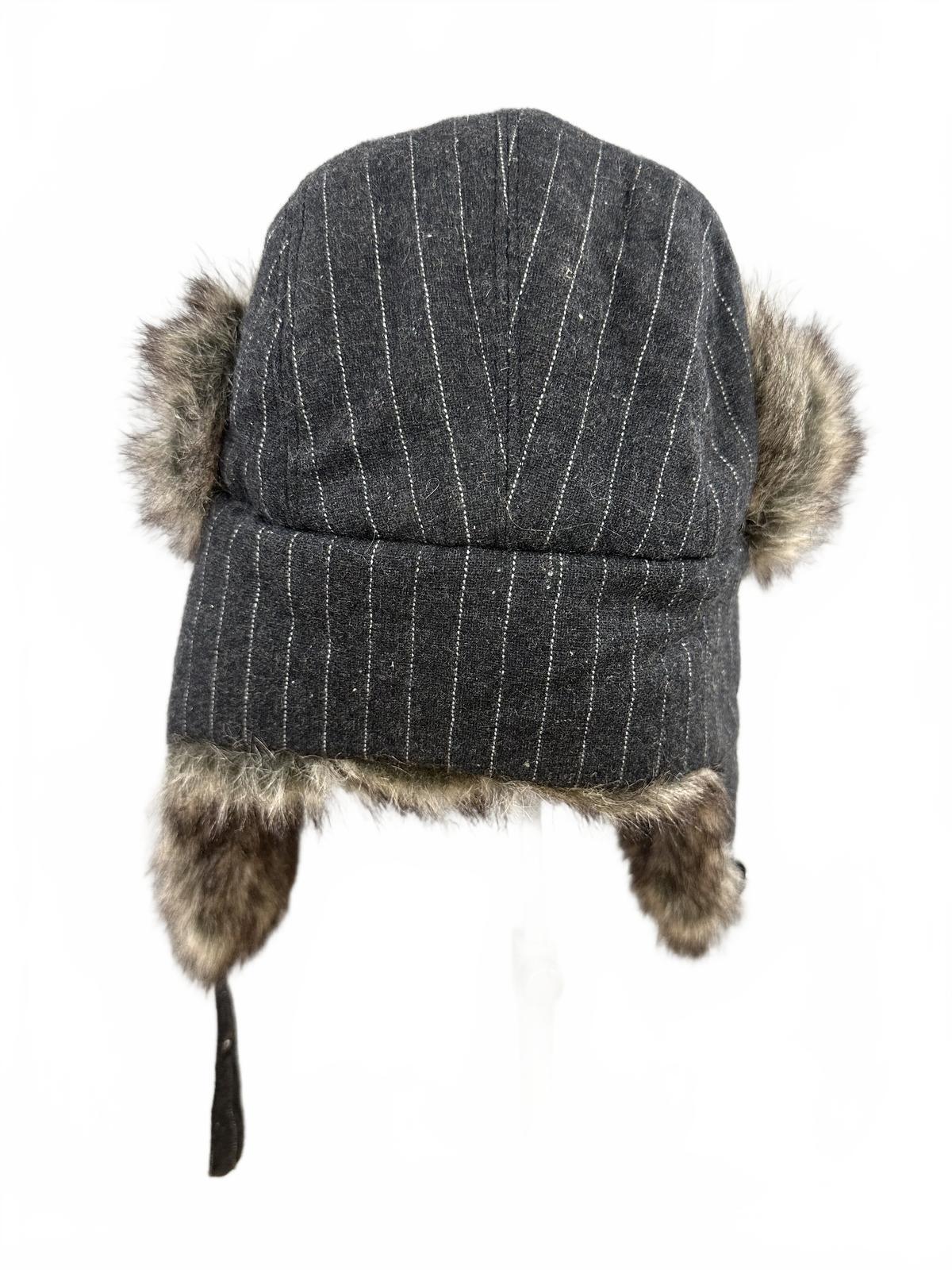 Vintage Faux Fur Trapper Hat Winter Aviator Style
