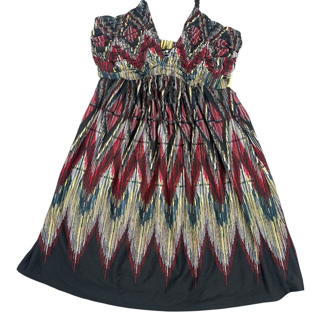 Sequin Hearts Multicolor Halter Dress