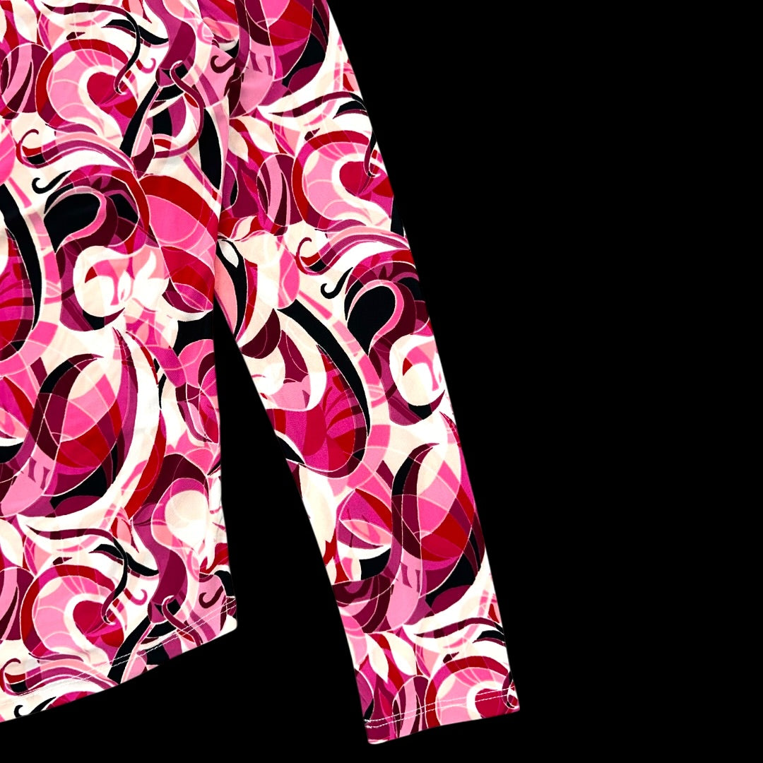 INC International Concepts Printed Zip Pocket Top