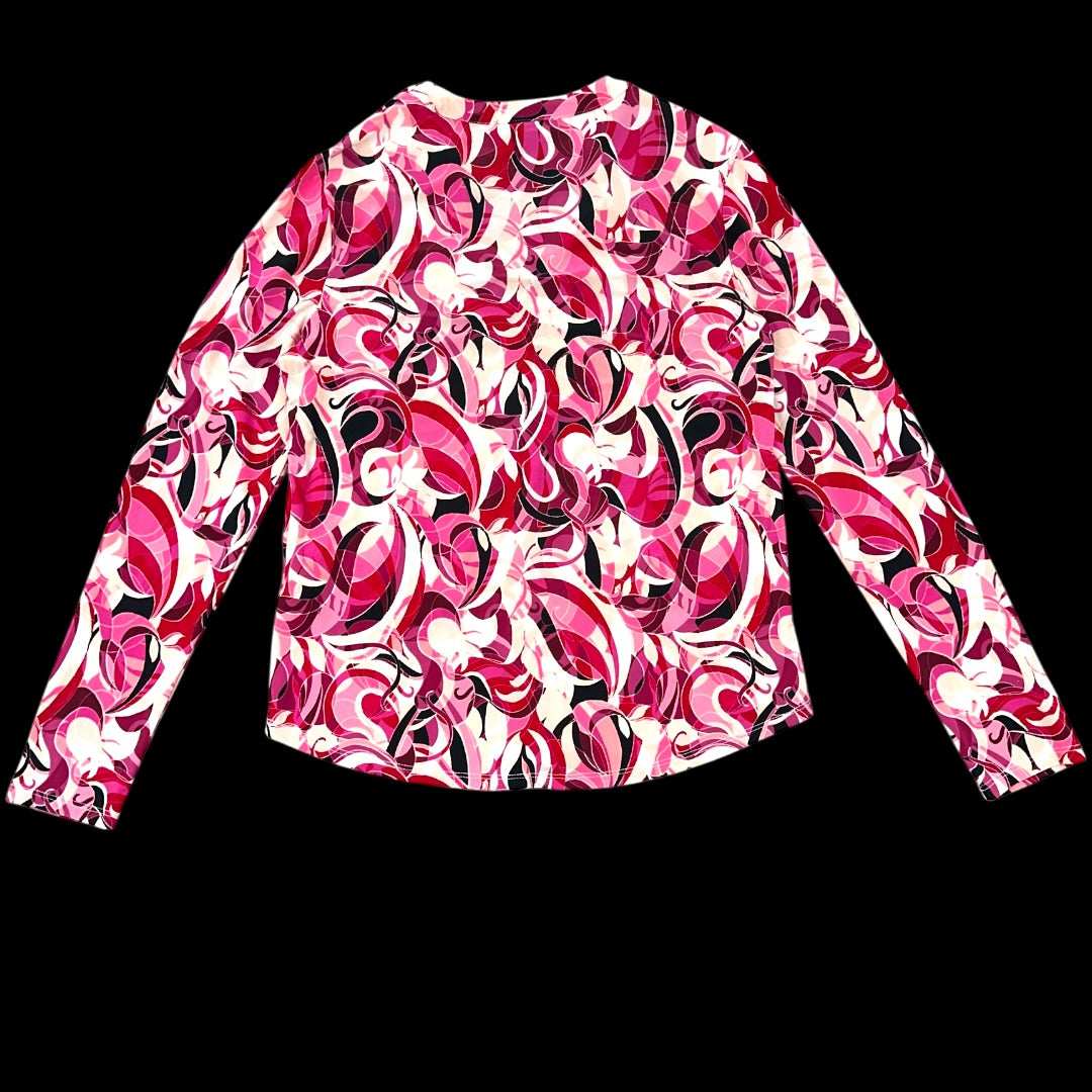 INC International Concepts Printed Zip Pocket Top