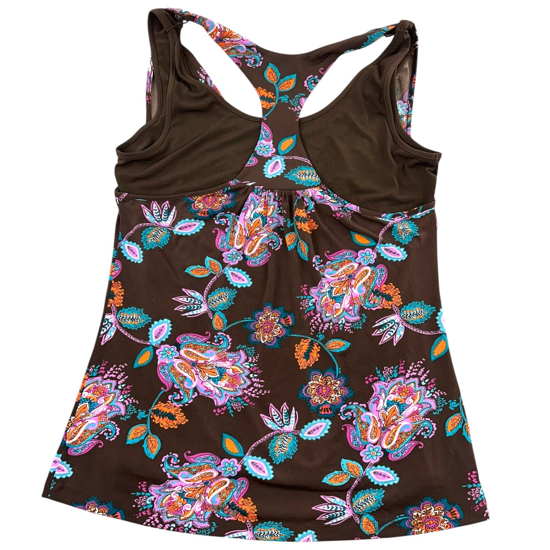 Maurices Studio Y Vintage Y2K Paisley Mesh Layered Top