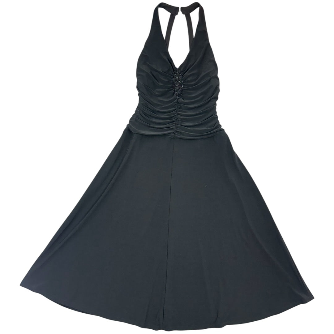 Evan Picone Black Halter Dress