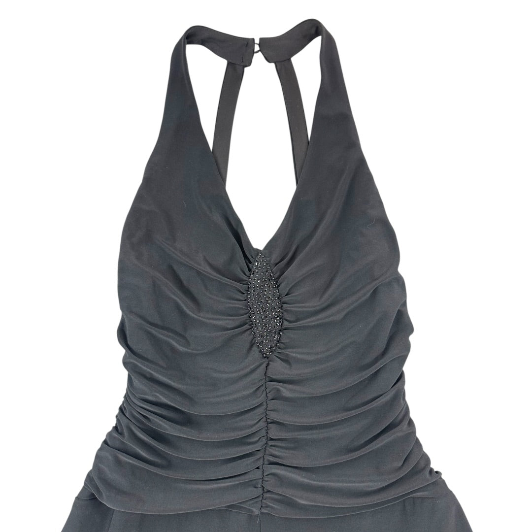 Evan Picone Black Halter Dress
